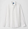 McCarthy Solid Linen Blend Button Down Shirt in White by Johnnie-O