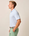 Stetson Stripe Performance Mesh Polo in Maliblu by Johnnie-O