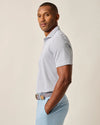 Stetson Stripe Performance Mesh Polo in Navy by Johnnie-O