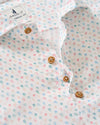 Cash Bar Linen Blend Short Sleeve Button Down Shirt in White by Johnnie-O