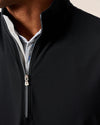 Motion 1/4-Zip Performance Vest in Black by Johnnie-O