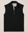 Motion 1/4-Zip Performance Vest in Black by Johnnie-O