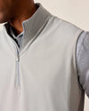 Motion 1/4-Zip Performance Vest in Seal by Johnnie-O