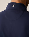 Motion 1/4-Zip Performance Vest in Navy by Johnnie-O