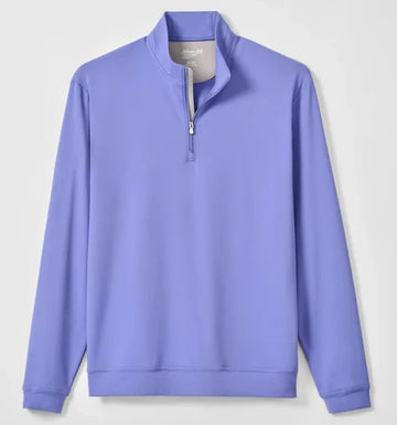 Motion Performance 1/4 Zip Pullover in Acai by Johnnie-O