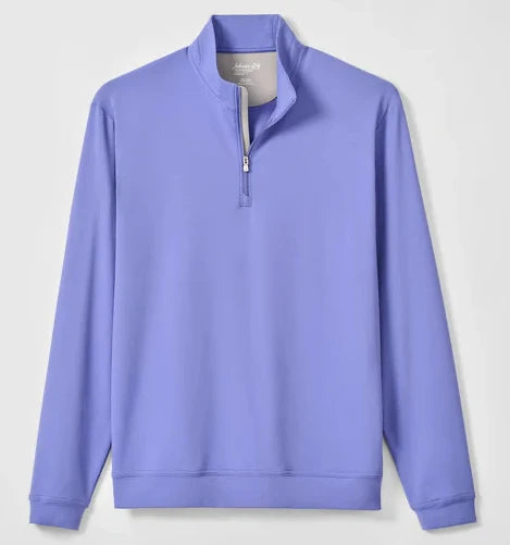 Motion Performance 1/4 Zip Pullover in Acai by Johnnie-O