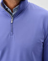 Motion Performance 1/4 Zip Pullover in Acai by Johnnie-O