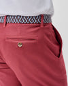 Nassau Cotton Blend 7" Inseam Shorts in Washed Red by Johnnie-O