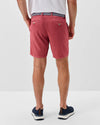 Nassau Cotton Blend 7" Inseam Shorts in Washed Red by Johnnie-O