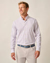 Paddock Performance Button-Down Shirt in Porto Pink by Johnnie-O