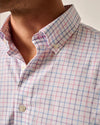 Paddock Performance Button-Down Shirt in Porto Pink by Johnnie-O