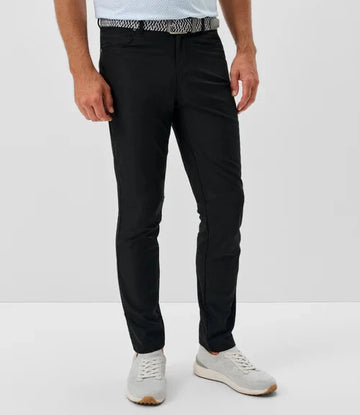 Cross Country Flex Performance Pant in Black by Johnnie-O