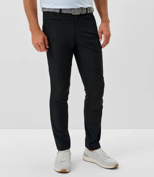 Cross Country Flex Performance Pant in Black by Johnnie-O