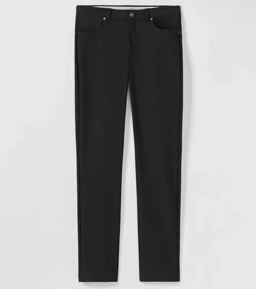 Cross Country Flex Performance Pant in Black by Johnnie-O