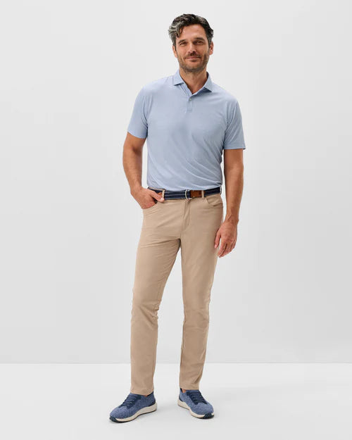 Cross Country Flex Performance Pant in Khaki by Johnnie-O