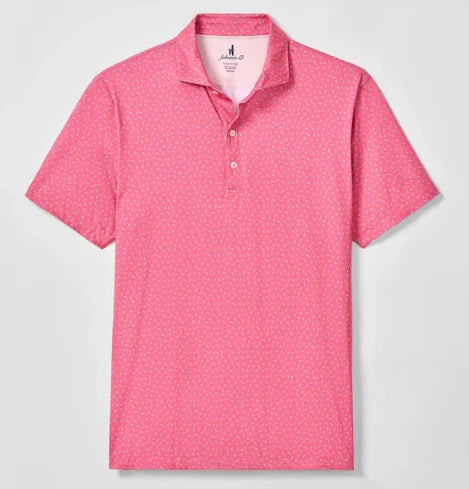 Tini Dancer Featherweight Performance Polo in Pink Lemonade by Johnnie-O