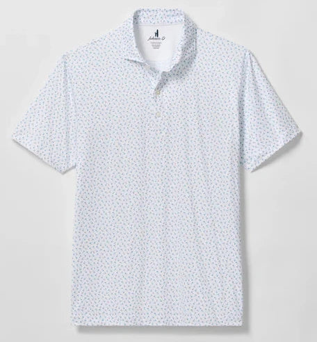 Tini Dancer Featherweight Performance Polo in White by Johnnie-O