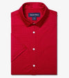 Halyard Short Sleeve Dress Shirt in Red Hot Dot by Mizzen+Main
