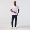 Halyard Short Sleeve Dress Shirt in Red Hot Scattered Dash by Mizzen+Main