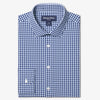 Leeward Long Sleeve Dress Shirt in Midnight Navy Crew Gingham by Mizzen+Main