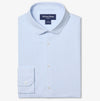 Leeward No Tuck Long Sleeve Dress Shirt in Cloud Blue Fine Line Stripe by Mizzen+Main