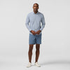 Leeward No Tuck Long Sleeve Dress Shirt in Olive Miles Plaid by Mizzen+Main