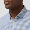 Leeward No Tuck Long Sleeve Dress Shirt in Olive Miles Plaid by Mizzen+Main