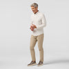Leeward No Tuck Long Sleeve Dress Shirt in Sand Dollar Crew Gingham by Mizzen+Main