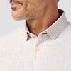 Leeward No Tuck Long Sleeve Dress Shirt in Sand Dollar Crew Gingham by Mizzen+Main