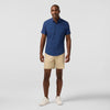 Leeward Short Sleeve Dress Shirt in Midnight Navy Micro Gem by Mizzen+Main