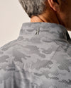 Talbert Camo Performance Quarter-Zip Pullover in Thunder by Johnnie-O