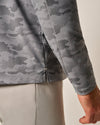 Talbert Camo Performance Quarter-Zip Pullover in Thunder by Johnnie-O