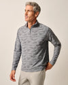 Talbert Camo Performance Quarter-Zip Pullover in Thunder by Johnnie-O