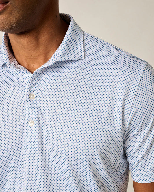 Maxim Performance Jersey Polo in Lake by Johnnie-O