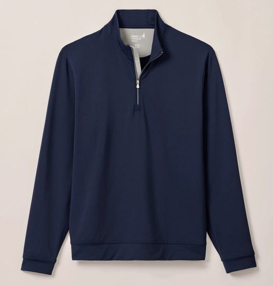 Motion Performance 1/4 Zip Pullover in Navy by Johnnie-O