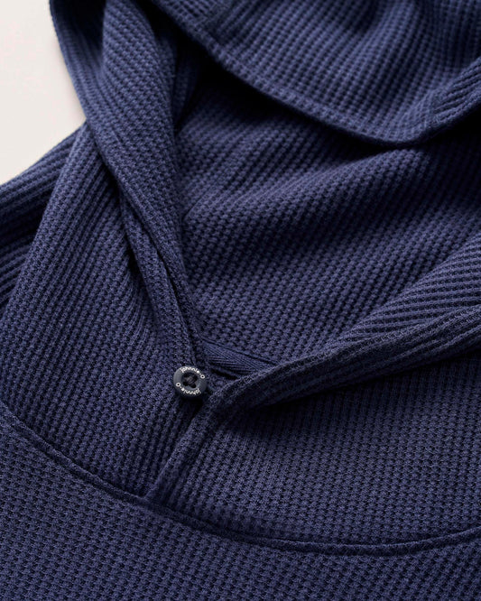 Brinson Drirelease Waffle Hoodie in Navy by Johnnie-O
