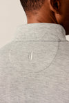 Hanks "Lightweight Sully" 1/4 Zip Pullover in Light Gray by Johnnie-O