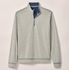 Hanks "Lightweight Sully" 1/4 Zip Pullover in Light Gray by Johnnie-O