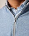 Hanks "Lightweight Sully" 1/4 Zip Pullover in Lapis by Johnnie-O