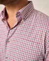 Morganstern Performance Button Down Shirt in Malibu Red by Johnnie-O