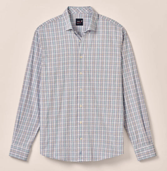 Bruin Performance Button Down Shirt in Seychelles by Johnnie-O