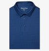 Versa Polo in Midnight Navy Open Dot Stripe by Mizzen+Main