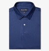 Halyard Polo in Midnight Navy Dot by Mizzen+Main