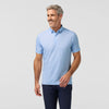 Halyard Polo in Skyline Blue Tight Diamond by Mizzen+Main