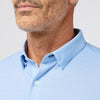 Halyard Polo in Skyline Blue Tight Diamond by Mizzen+Main