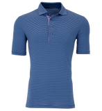 Saranac Polo in Maltese Blue/Cloud by Greyson