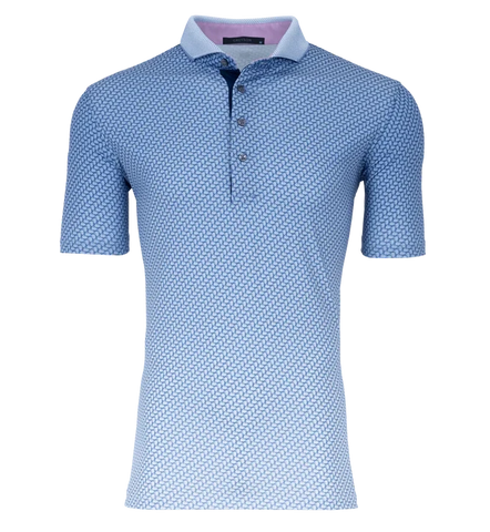 Dances With Wolves Ombre Polo in Cloud by Greyson