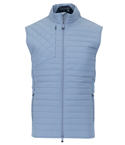 Yukon Ultralight Hybrid Vest in Moonstone by Greyson