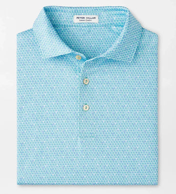 Costanzo Geo Performance Jersey Polo in Meadow by Peter Millar