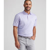 Gingham Performance Jersey Polo in Seaside Blue by Peter Millar